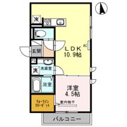 セジュール中穂積の間取り画像