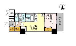 グランセジュール江坂 住居の間取り画像