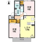 ガーデンビレッジ A棟の間取り画像