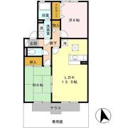 グリーンヴィレッジあい B棟の間取り画像