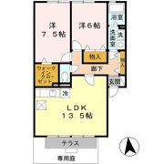 セピアコート A棟の間取り画像
