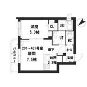 グランメール ティアレ南麻生の間取り画像