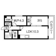 パーチェ豊平の間取り画像