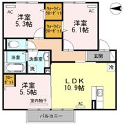 フレシールの間取り画像