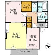 コンフォール桜の間取り画像