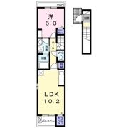 ラヴィアンローズCの間取り画像