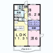 アジュールの間取り画像