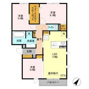 マノア・ロアの間取り画像