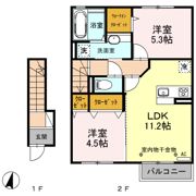 ジェイド旭の間取り画像