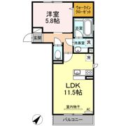 プリュネの間取り画像