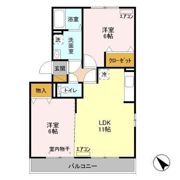 ラフォーレ上ノ台 Cの間取り画像