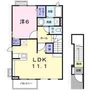 クレッシェンドⅡの間取り画像