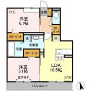 フラッツ酒井根 Ⅰ号棟の間取り画像