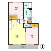 ラフォーレ上ノ台 Cの間取り画像