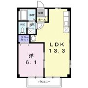 ヴィレッヂMの間取り画像