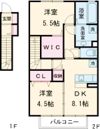 メルベーユ大和の間取り画像