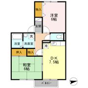 インター池田 B棟の間取り画像