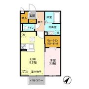 ラマージュおおたかの森の間取り画像