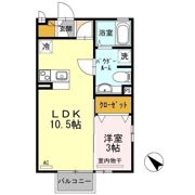 セジュールYAMAZAKI B棟の間取り画像