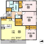 ティアラⅠの間取り画像