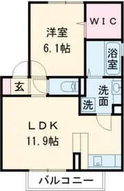 エトワール広田Bの間取り画像