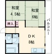 クレール西明石の間取り画像