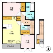 アルプスの間取り画像