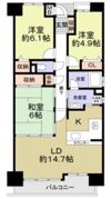 東急ドエル・アルス西明石コーストの間取り画像