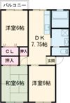 コーポ21の間取り画像