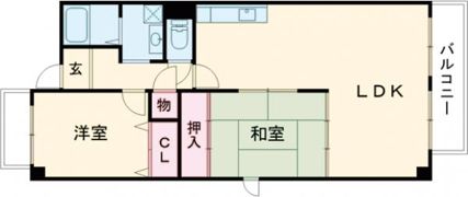 ライフアップハイツの間取り画像