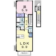 エアリーヴィラ弐番館の間取り画像