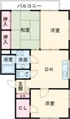 ピノハイツ皆瀬の間取り画像