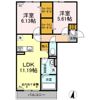 FOREST HILLS A棟の間取り画像