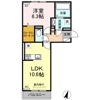 FOREST HILLS B棟の間取り画像