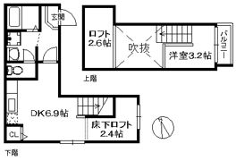 ポラリス西新の間取り画像