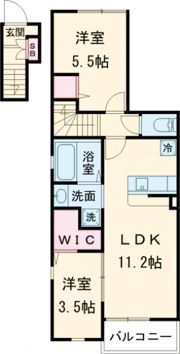 ウィリング ブリス A棟の間取り画像