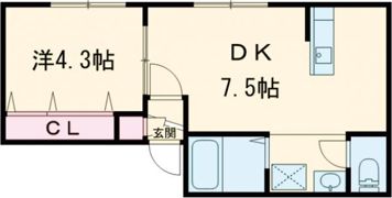 アイビーパレス34の間取り画像