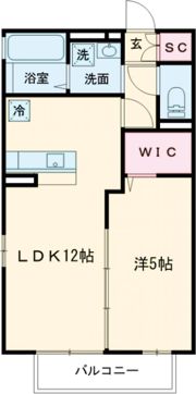 フローラルセントルージュの間取り画像