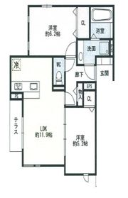 クオリアの間取り画像