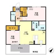 アシェルパーク Ⅱの間取り画像