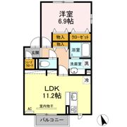 エクセル東合川Ⅲの間取り画像