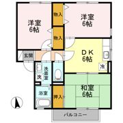 セジュール夢彩都 A棟の間取り画像