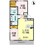 ビエント B棟の間取り画像