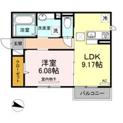 コンフォートたらみDの間取り画像
