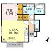 メルヴェーユ青山 Bの間取り画像