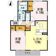 ソレーユハイムⅠの間取り画像