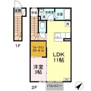 ロイヤルコート茨島の間取り画像