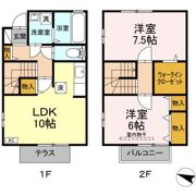 サンモール ナナ Bの間取り画像