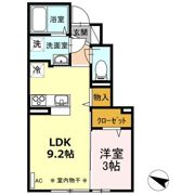 プラヴィダ南通の間取り画像