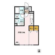 セジュールピエース Aの間取り画像